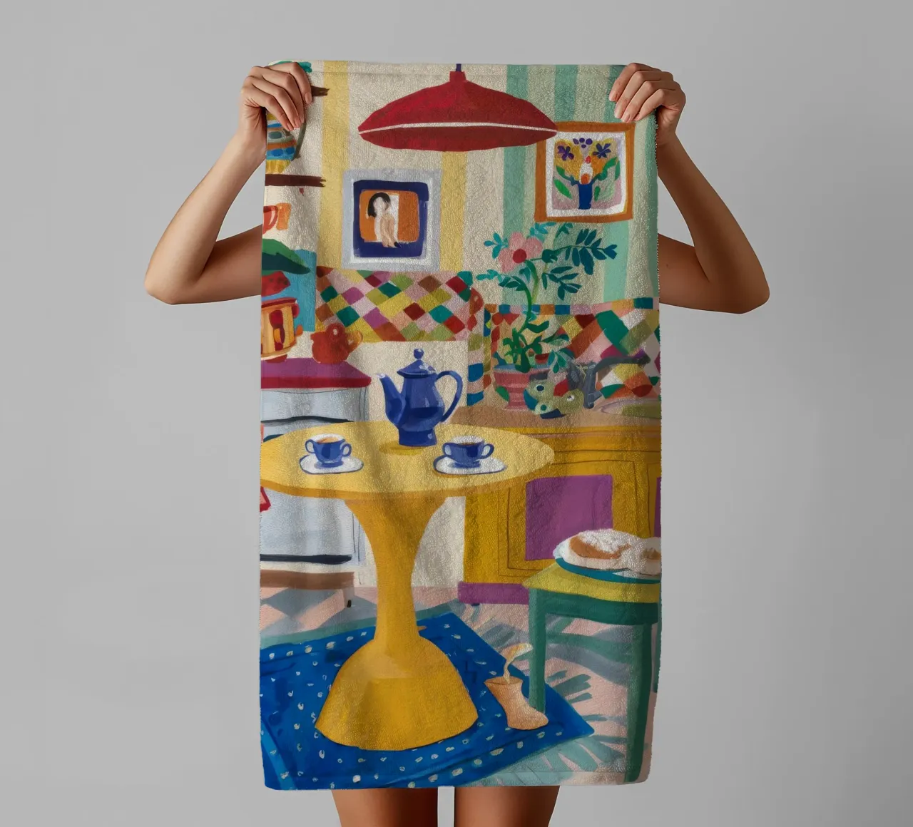 Teatime Patchwork Joy badhanddoek van Aurora Muse