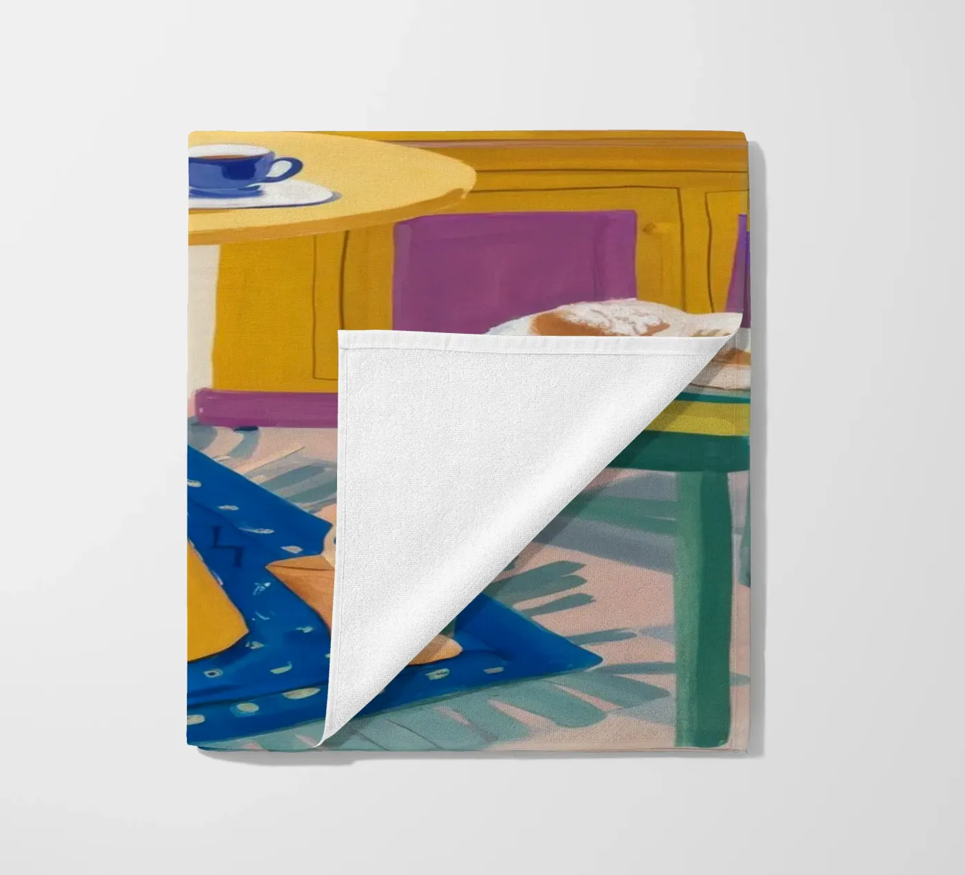 Teatime Patchwork Freude Strandtuch von Aurora Muse