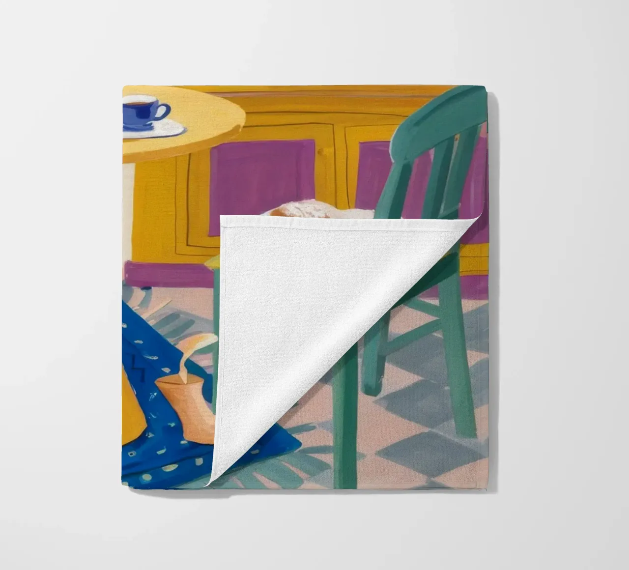 Theetijd Patchwork Vreugde strandhanddoek van Aurora Muse