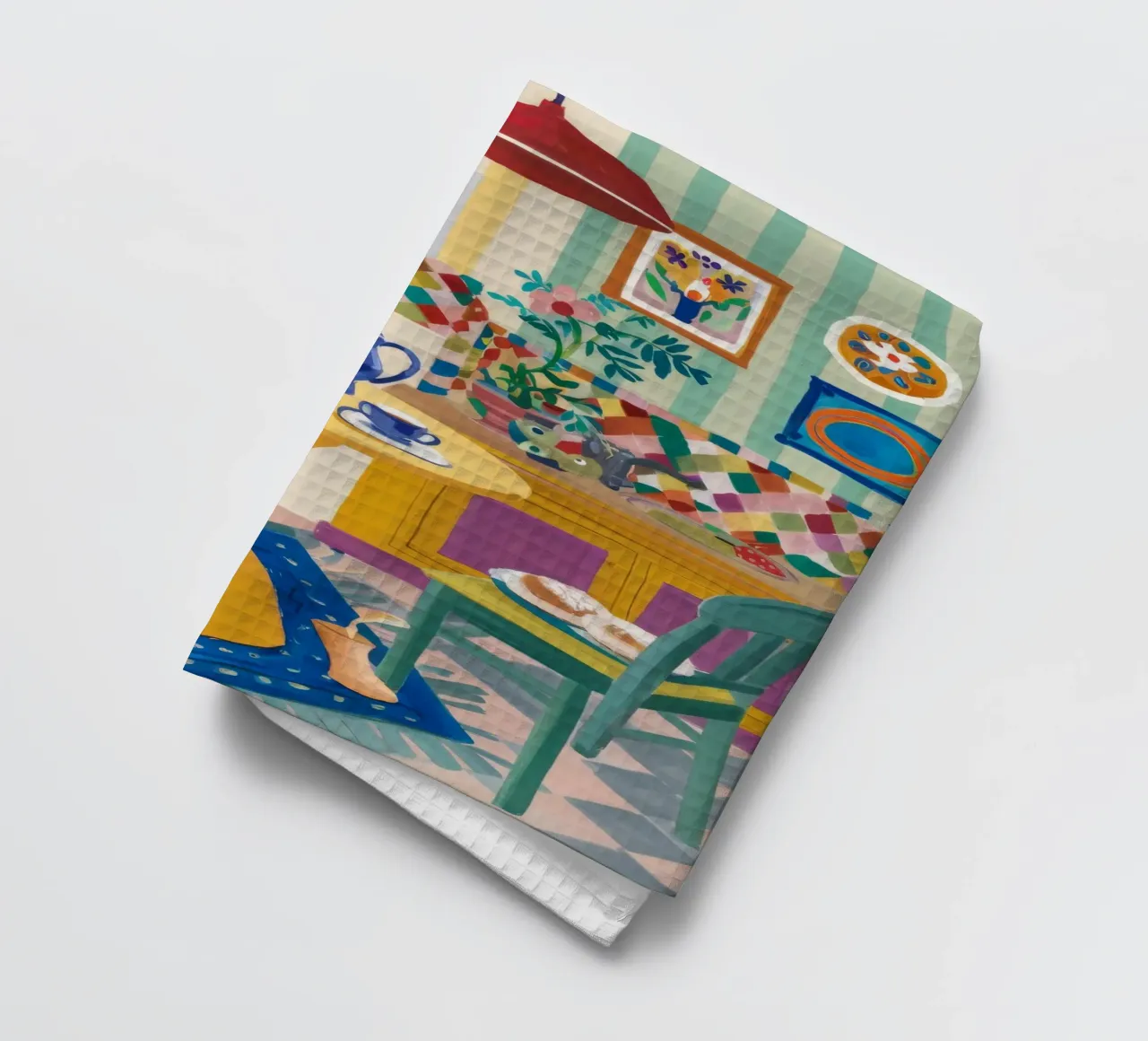 Teatime Patchwork Freude Geschirrtuch von Aurora Muse