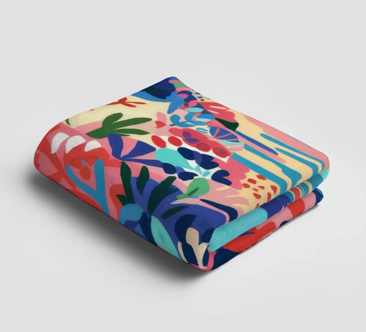 Abstracte kustsymfonie badhanddoek van Jasper Rune