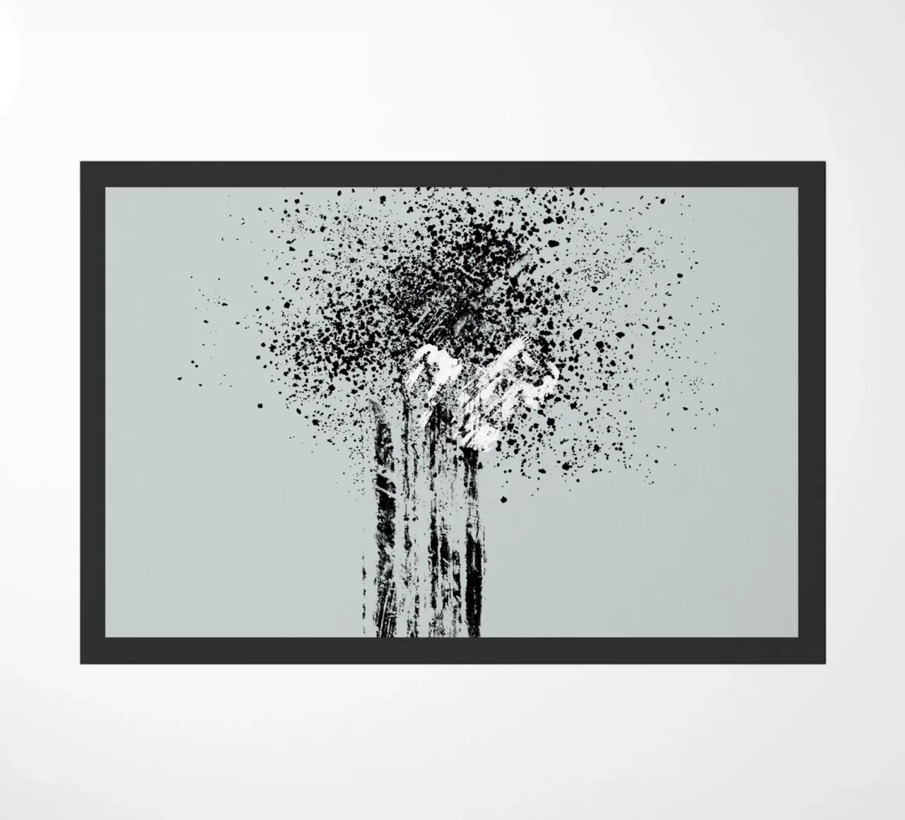 Modern and minimalist abstract with light blue background zerbino da Imaginative