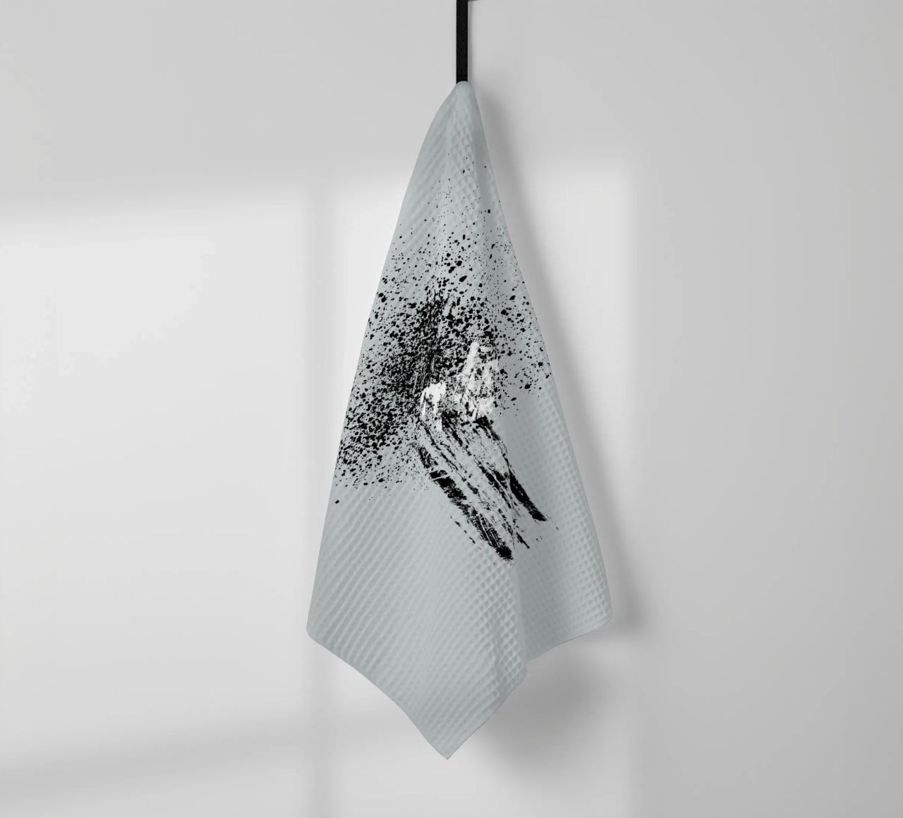 Modern and minimalist abstract with light blue background canovaccio da cucina da Imaginative