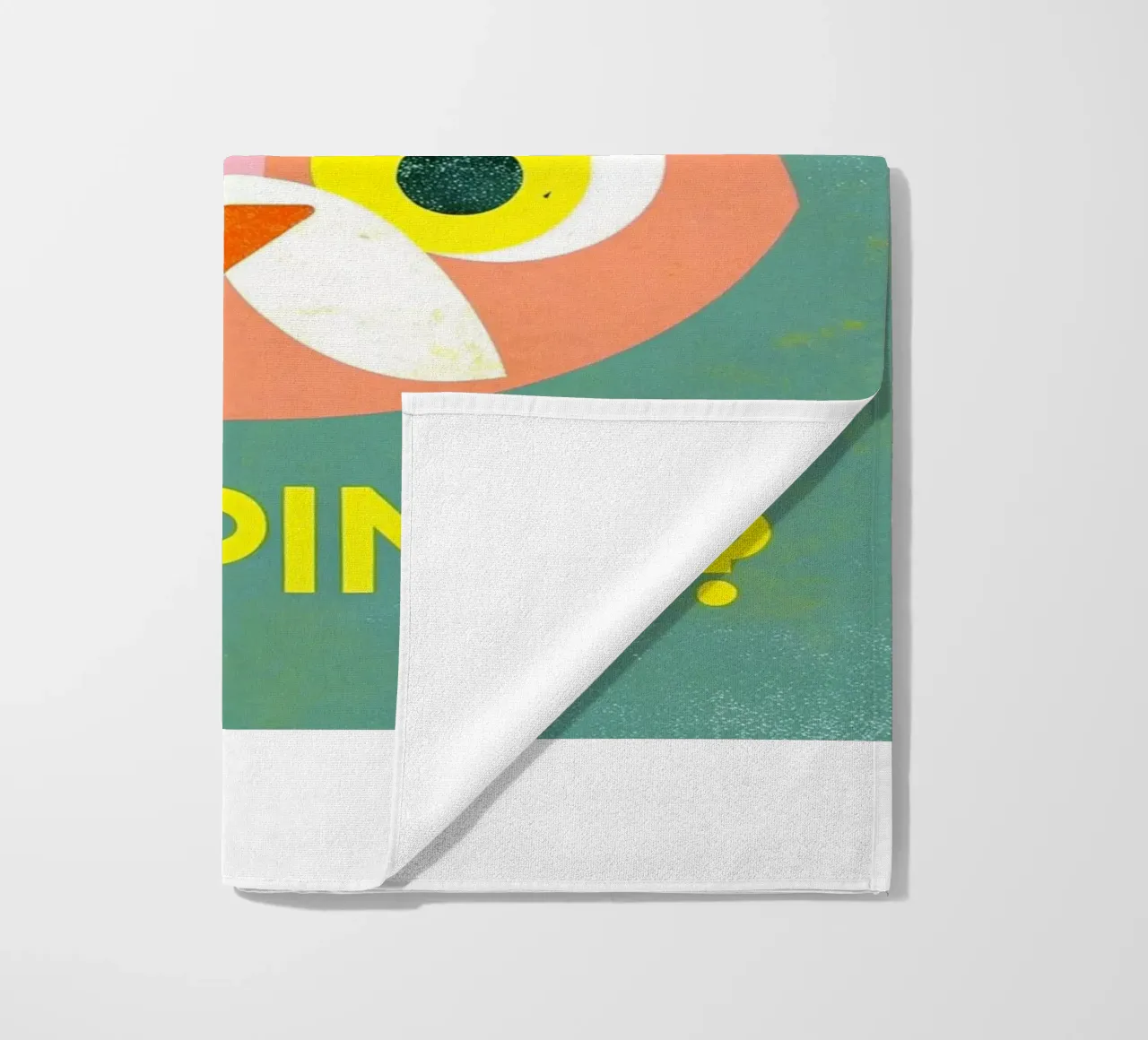 are you pooping funny cat beach towel by ralliness