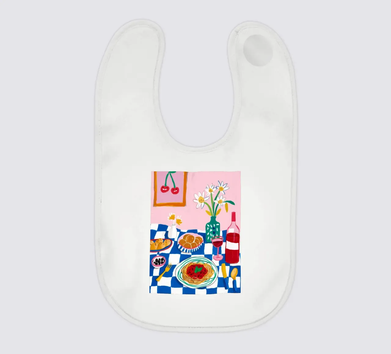 Spaghetti Wine Cherry bavaglino da Aurora Muse