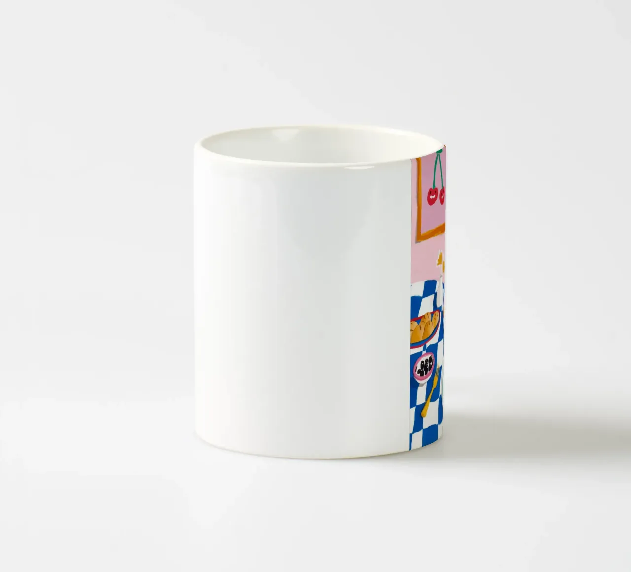 Spaghetti Wine Cherry tazza in ceramica da Aurora Muse