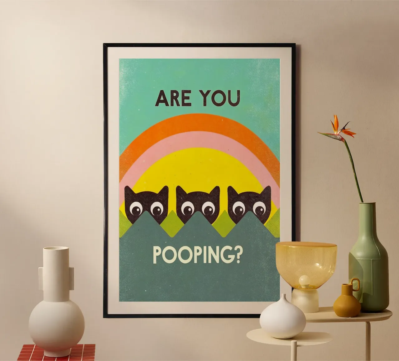 stai facendo la cacca poster da ralliness