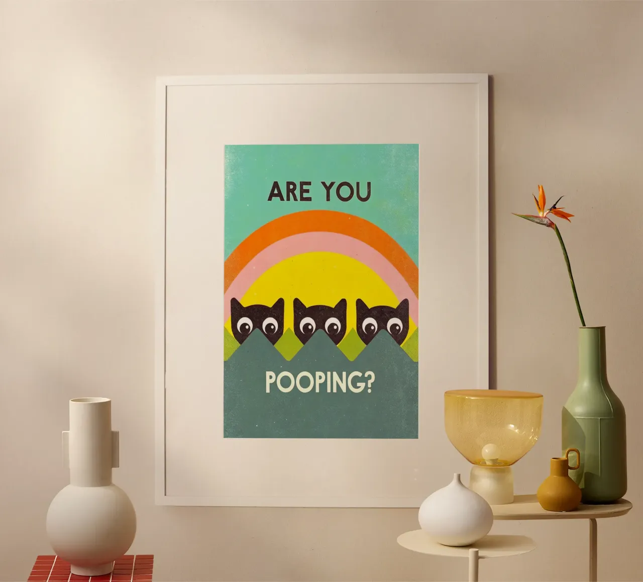 stai facendo la cacca poster da ralliness