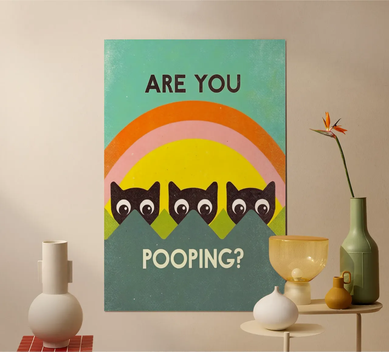 stai facendo la cacca poster da ralliness