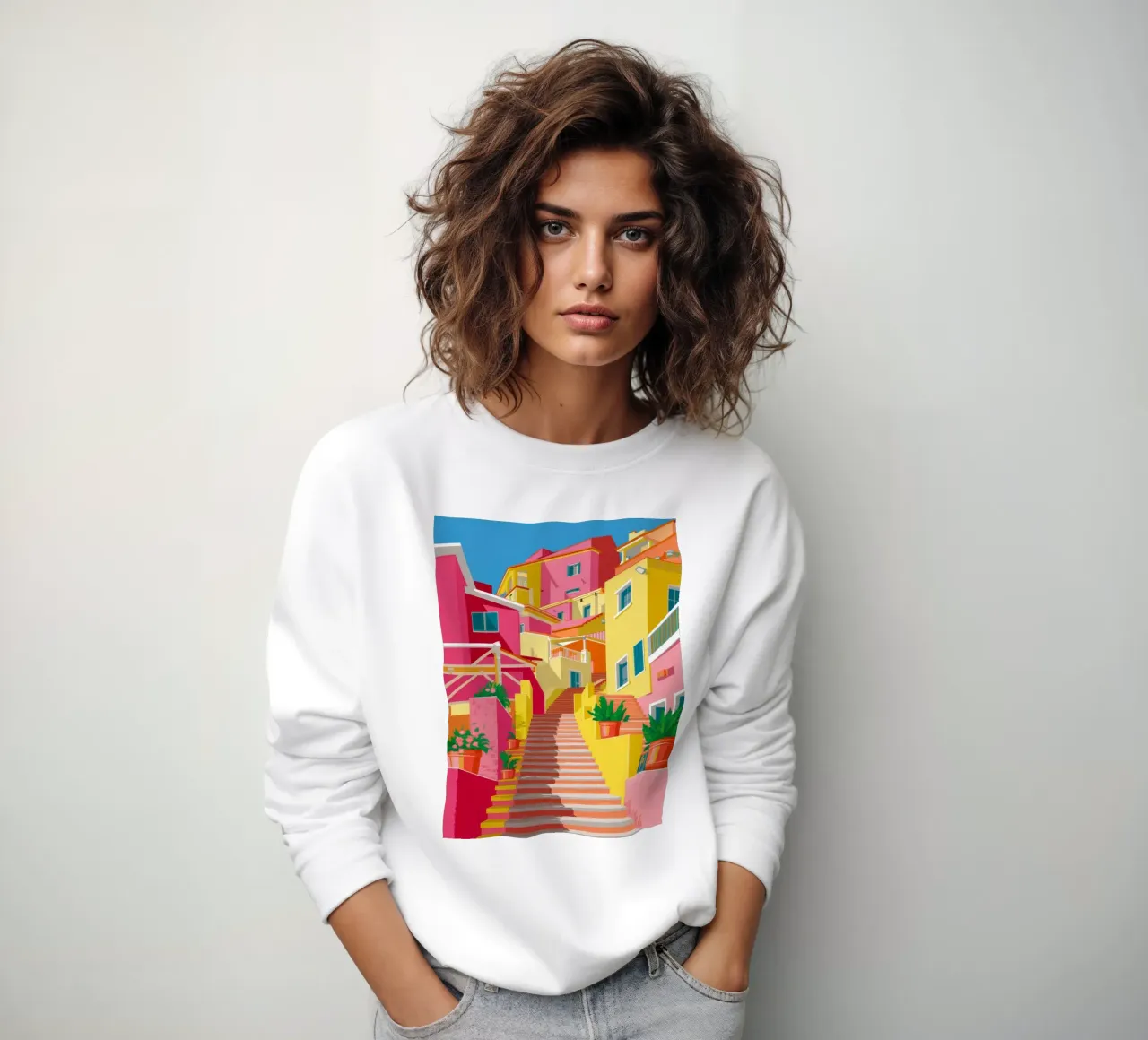 Escalera cromática sudadera de Jasper Rune