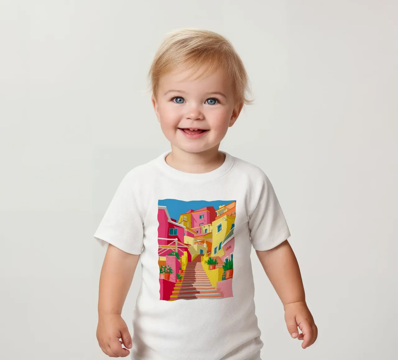 Escalera cromática camiseta de bebé de Jasper Rune