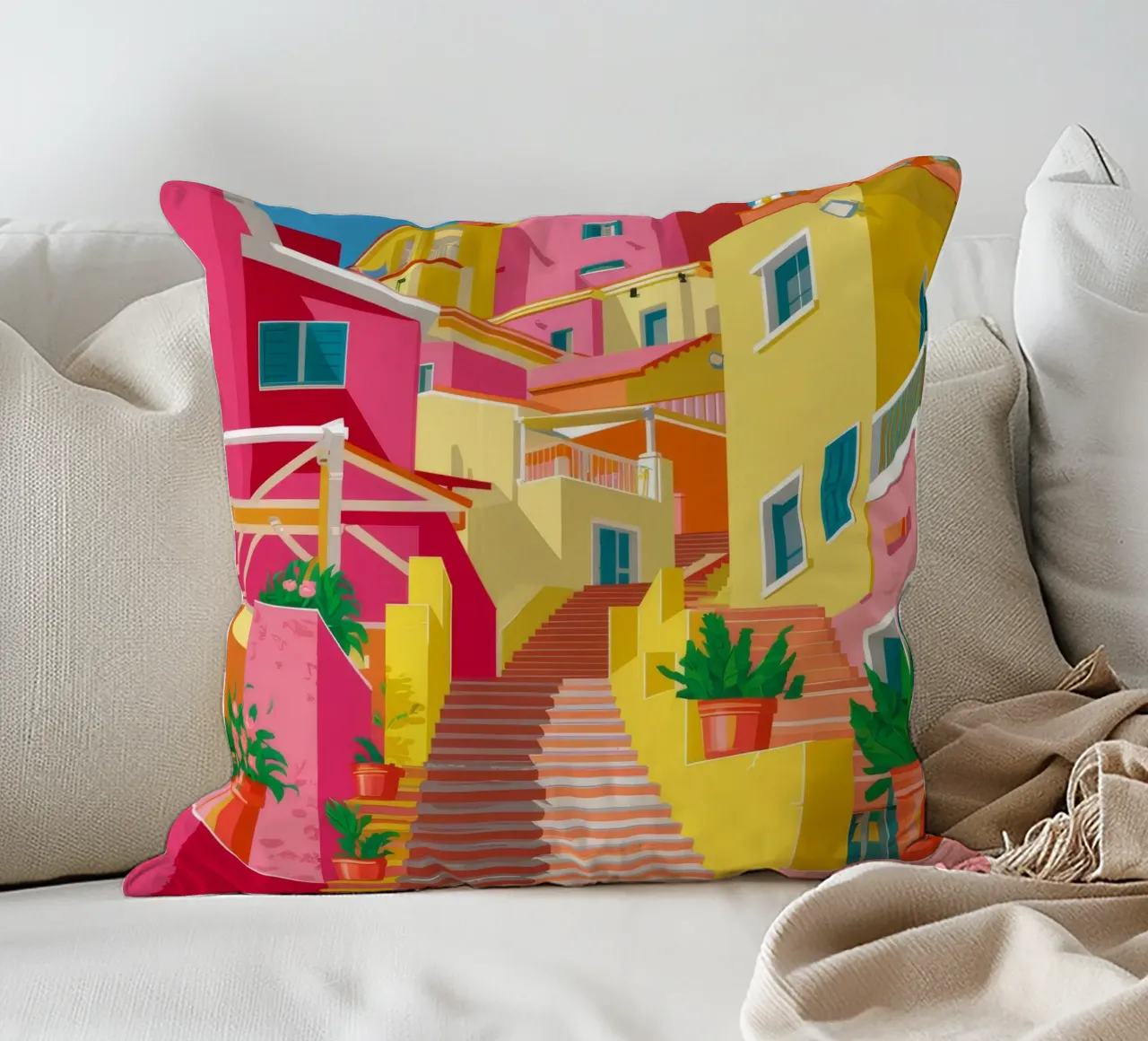 Salita della scala cromatica cuscino da Jasper Rune