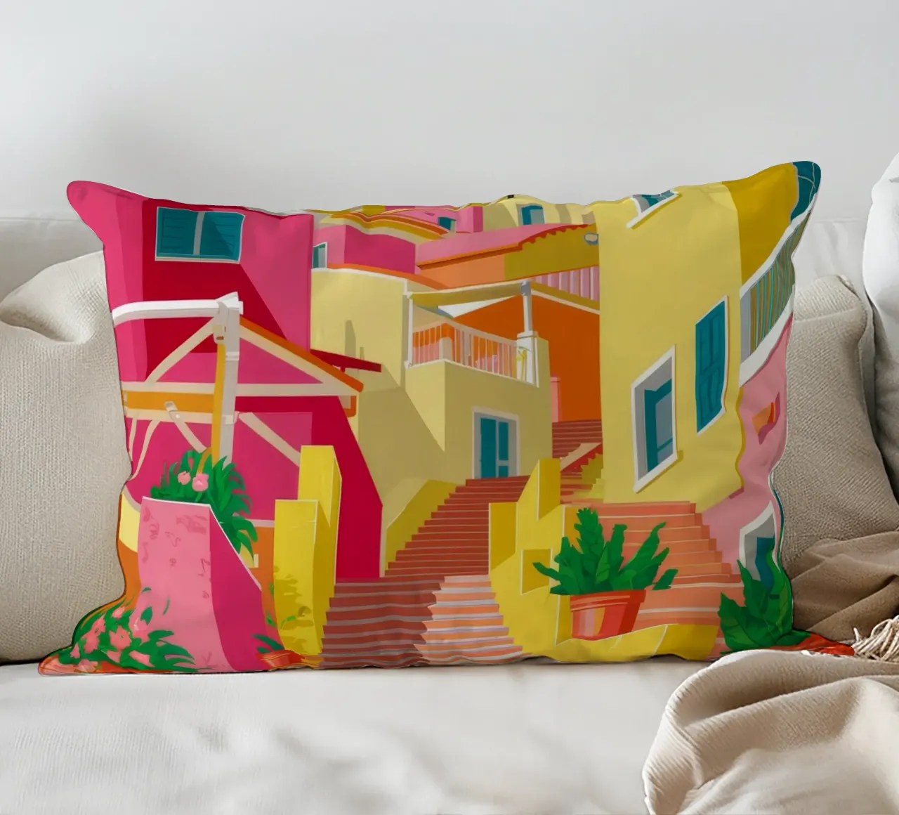 Salita della scala cromatica cuscino da Jasper Rune