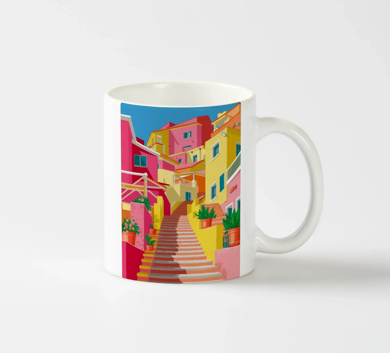 Montée d'escalier chromatique mug en céramique de Jasper Rune