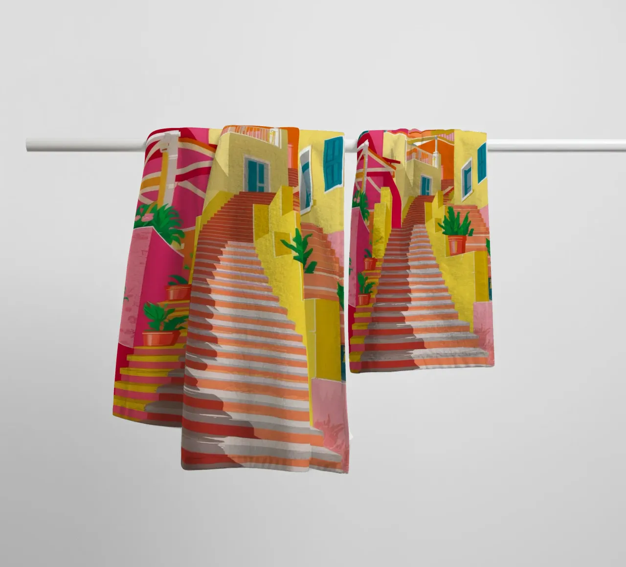 Salita della scala cromatica asciugamano da bagno da Jasper Rune