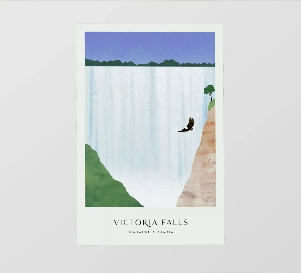 Victoria Falls Series II pellicola backlit da Henry Rivers