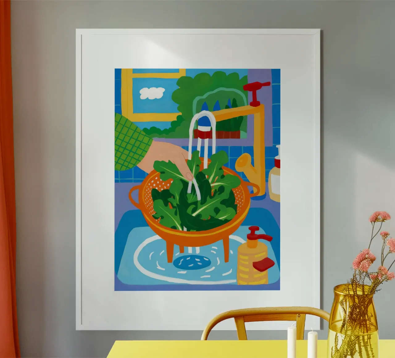 Wash Green Life poster da Aurora Muse