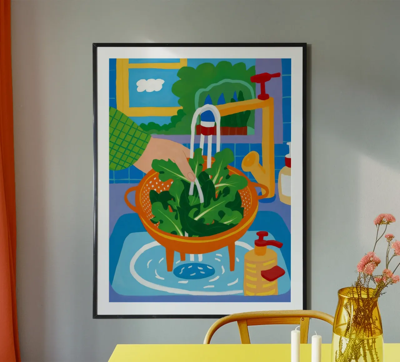 Wash Green Life poster da Aurora Muse