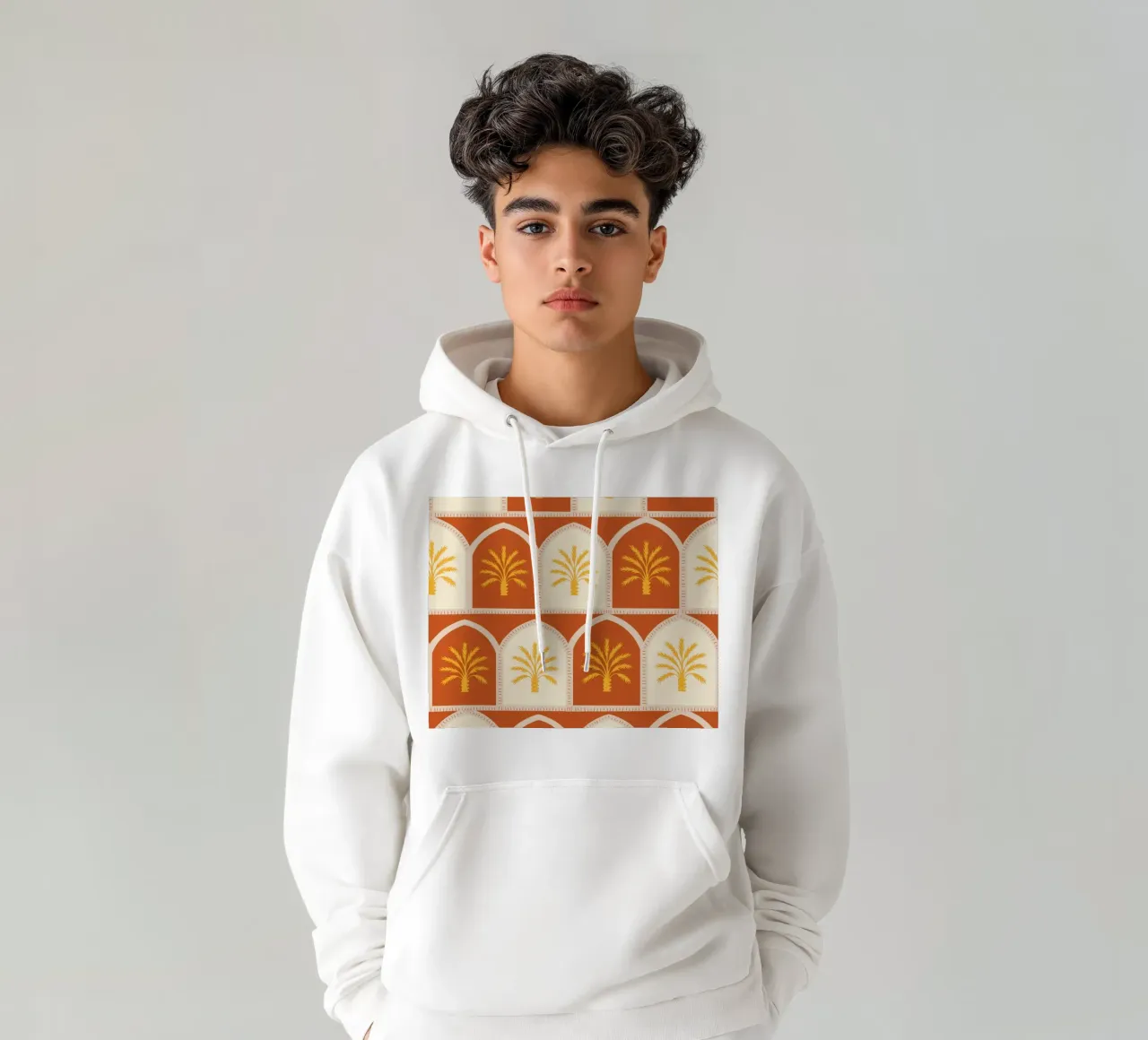 Archi di palma felpa con cappuccio da Kintsugi99