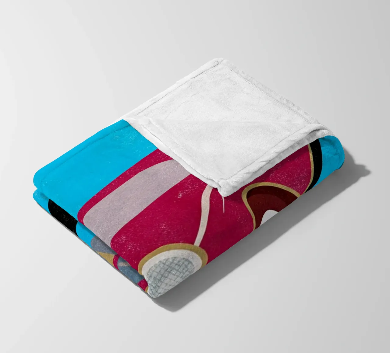 auto retro pop art coperta in pile da ralliness