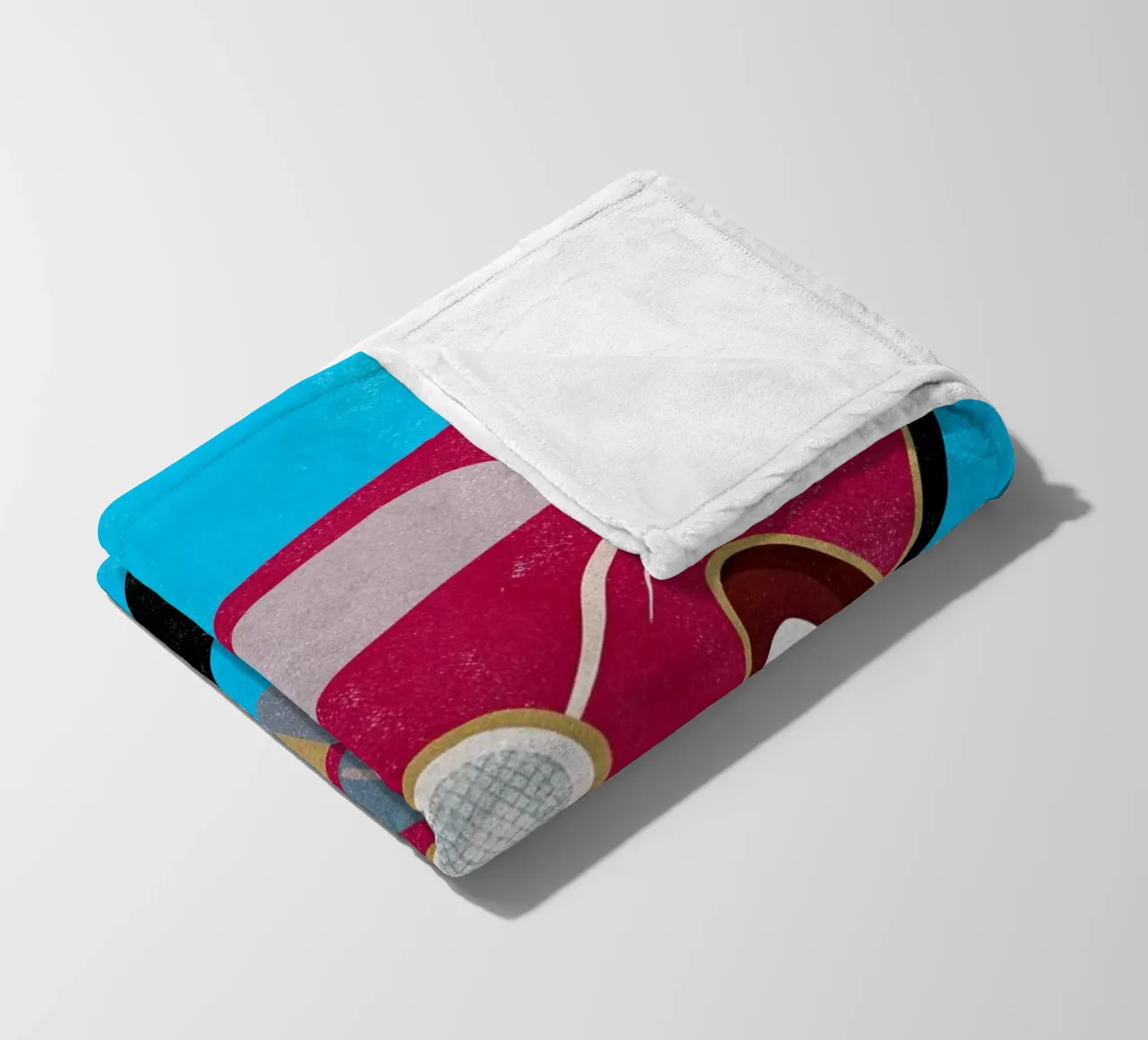 auto retro pop art coperta in pile da ralliness