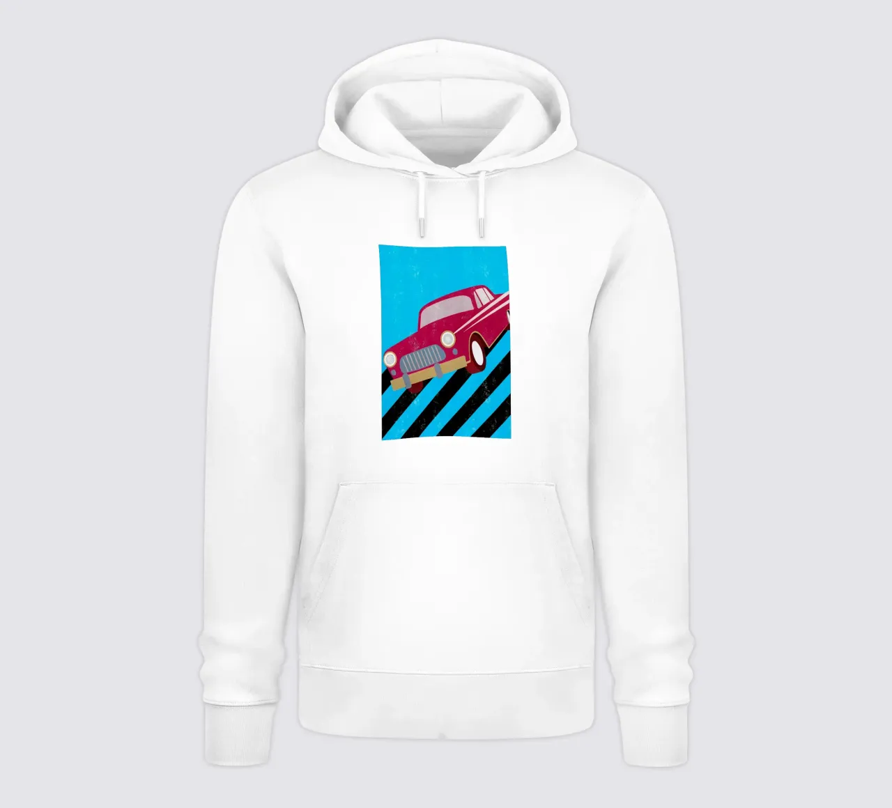 Auto Retro-Pop-Art Hoodie von ralliness