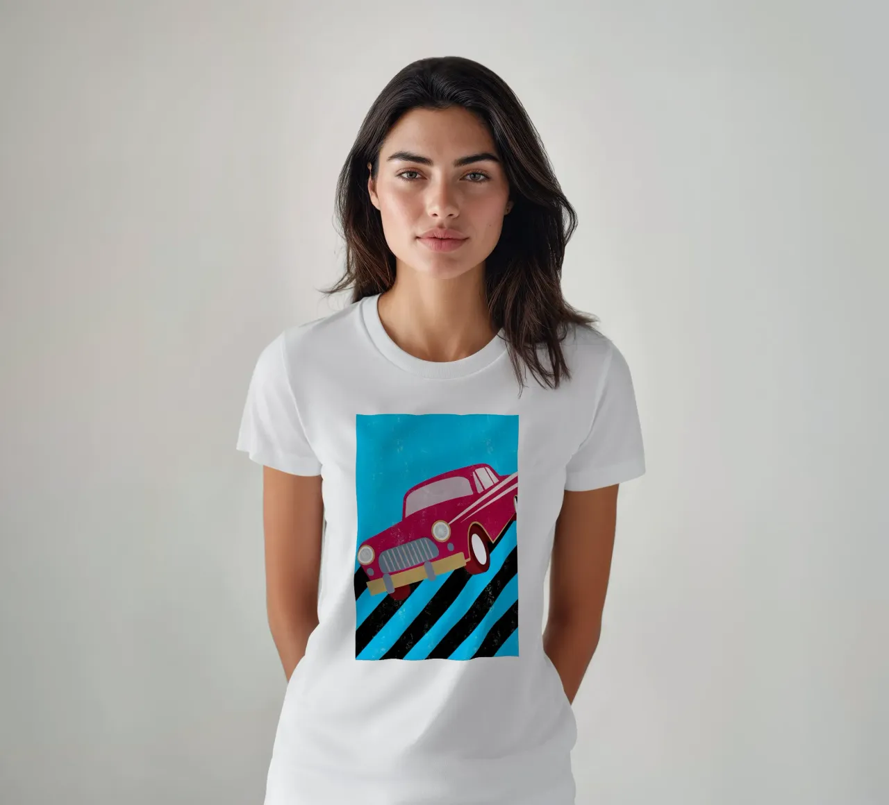 auto retro pop art t-shirt da ralliness