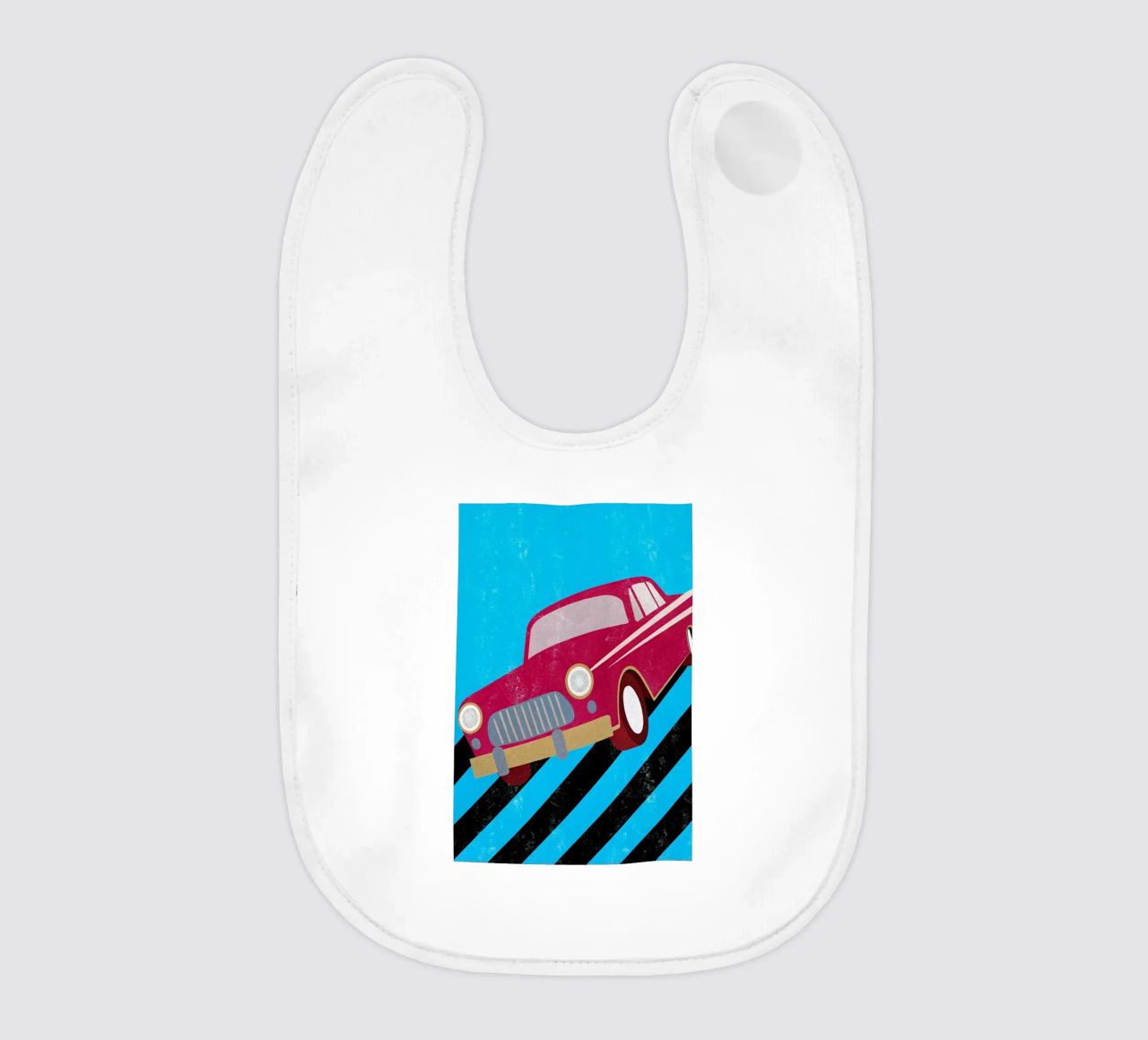 auto retro pop art bavaglino da ralliness