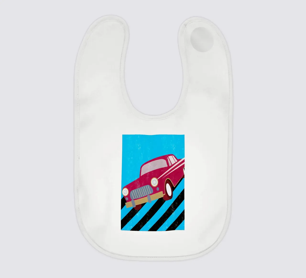 auto retro pop art bavaglino da ralliness