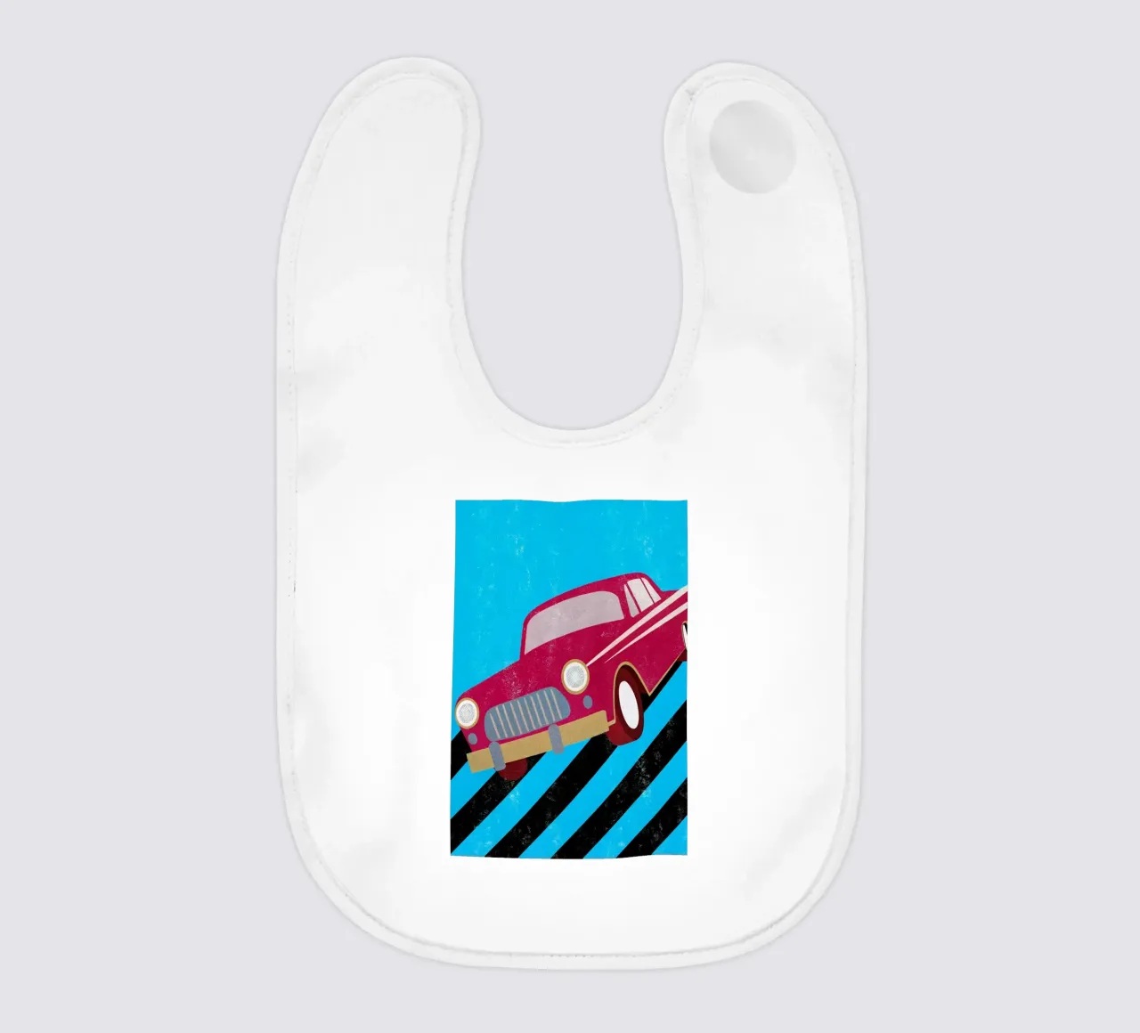 auto retro pop art bavaglino da ralliness