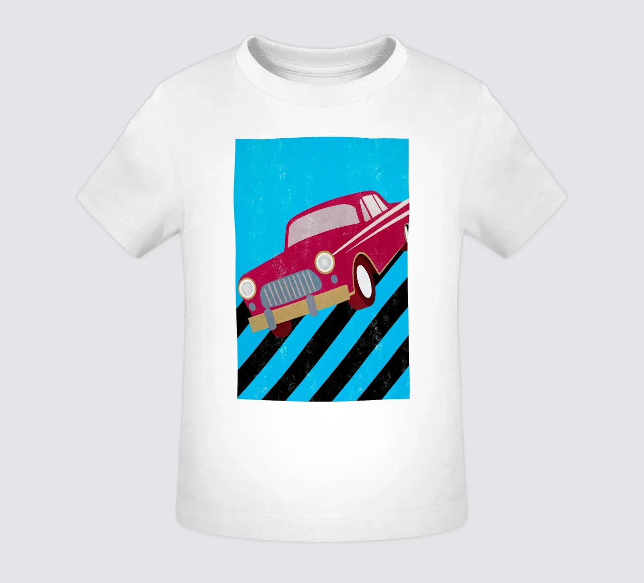 auto retro pop art maglietta neonato da ralliness