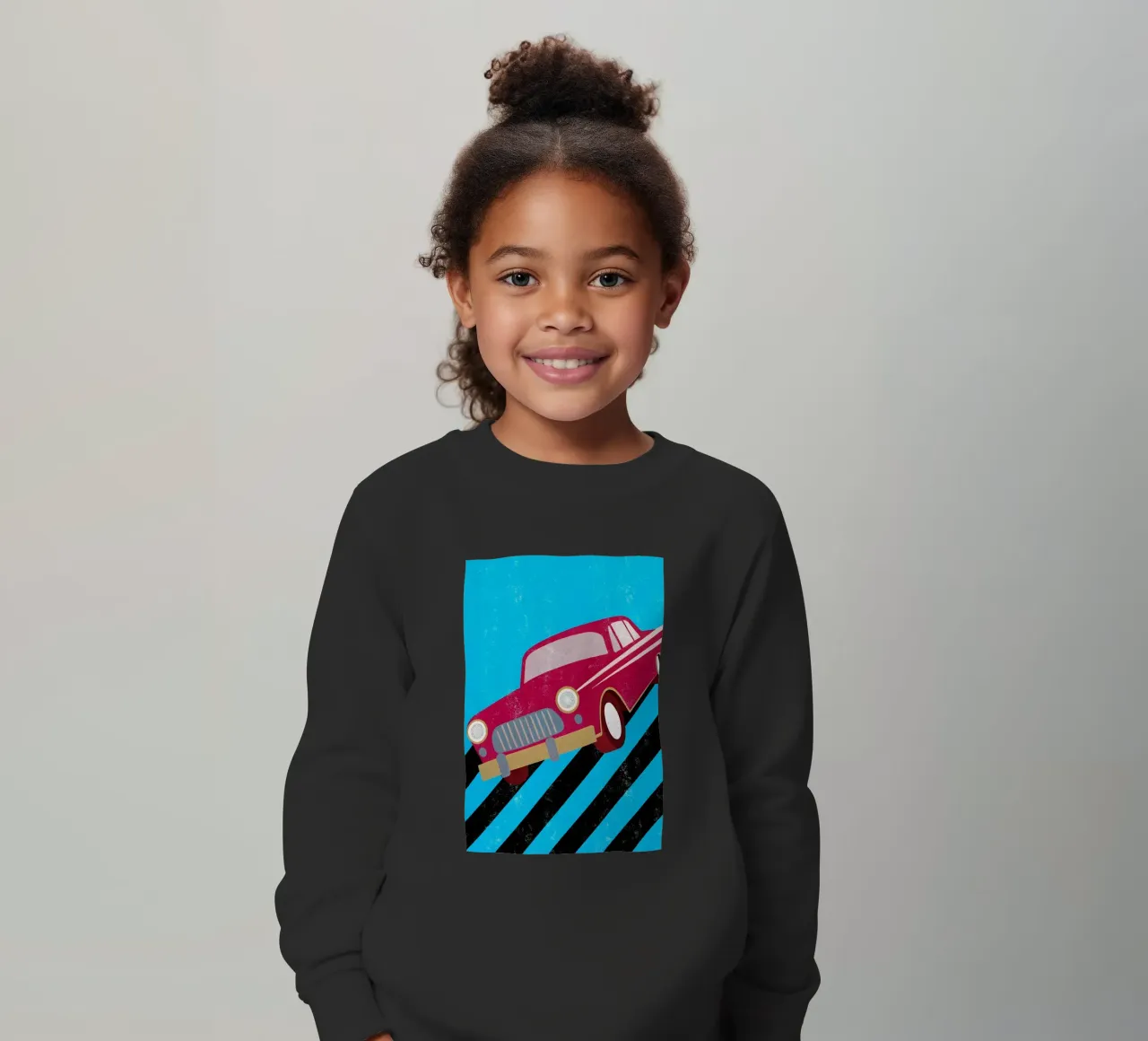 auto retro pop art felpa bambino da ralliness