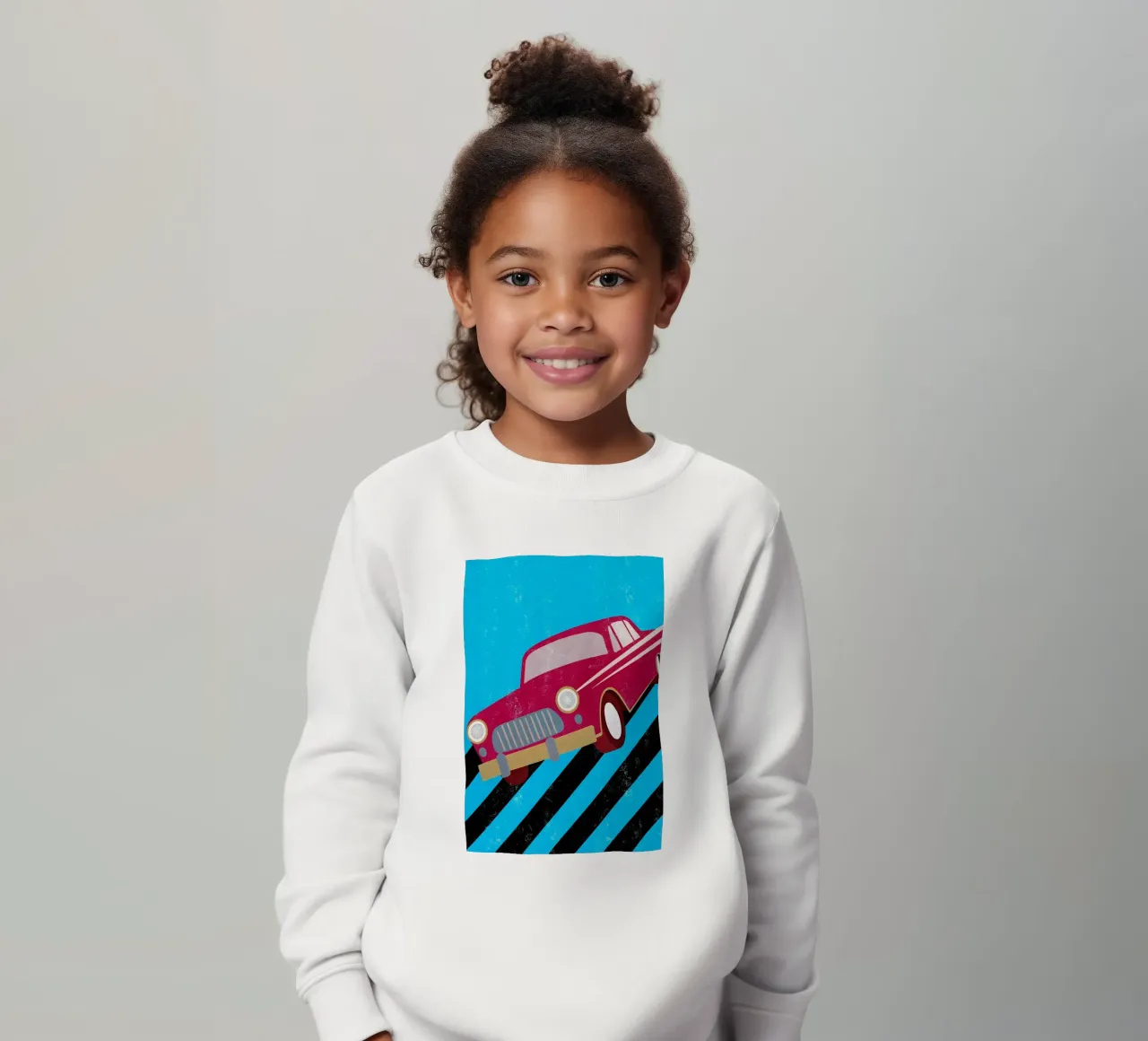 auto retro pop art felpa bambino da ralliness