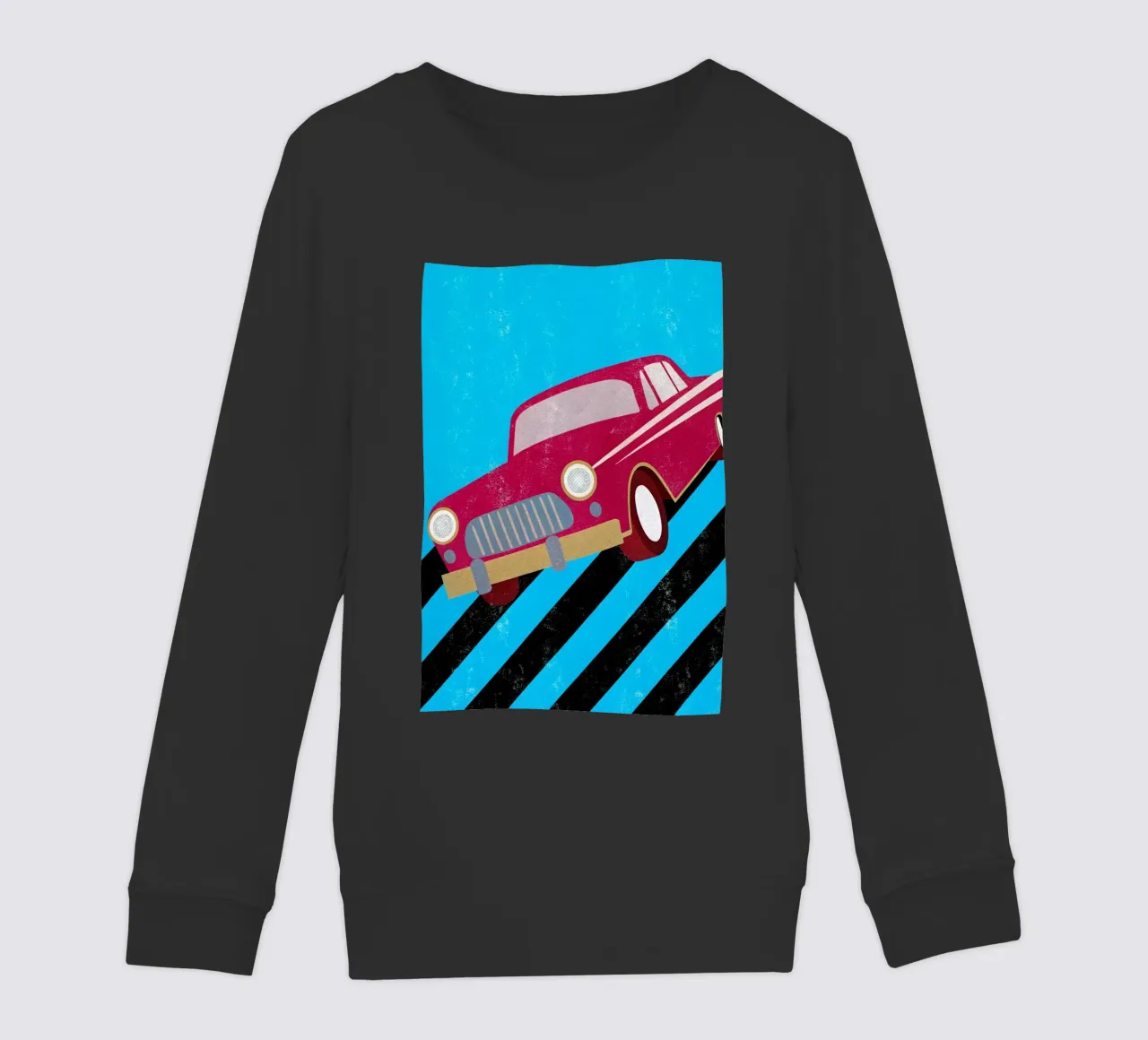 auto retro pop art felpa bambino da ralliness