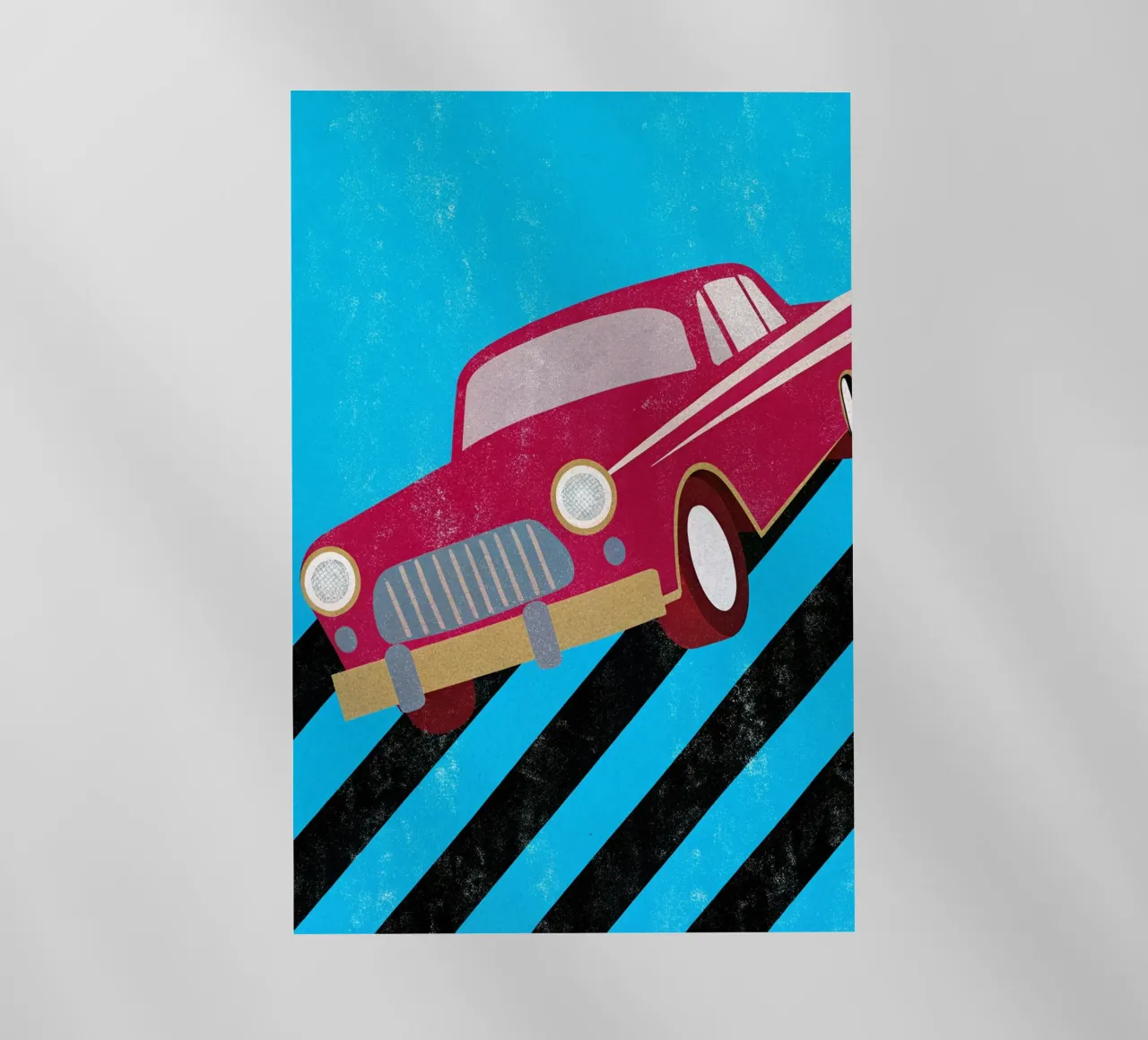 auto retro pop art pellicola backlit da ralliness