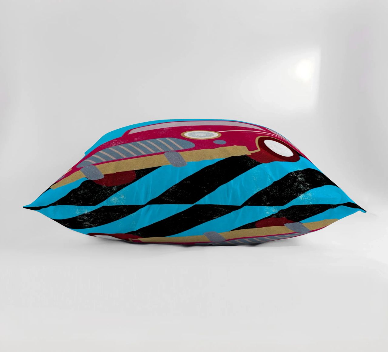 auto retro pop art cuscino da ralliness
