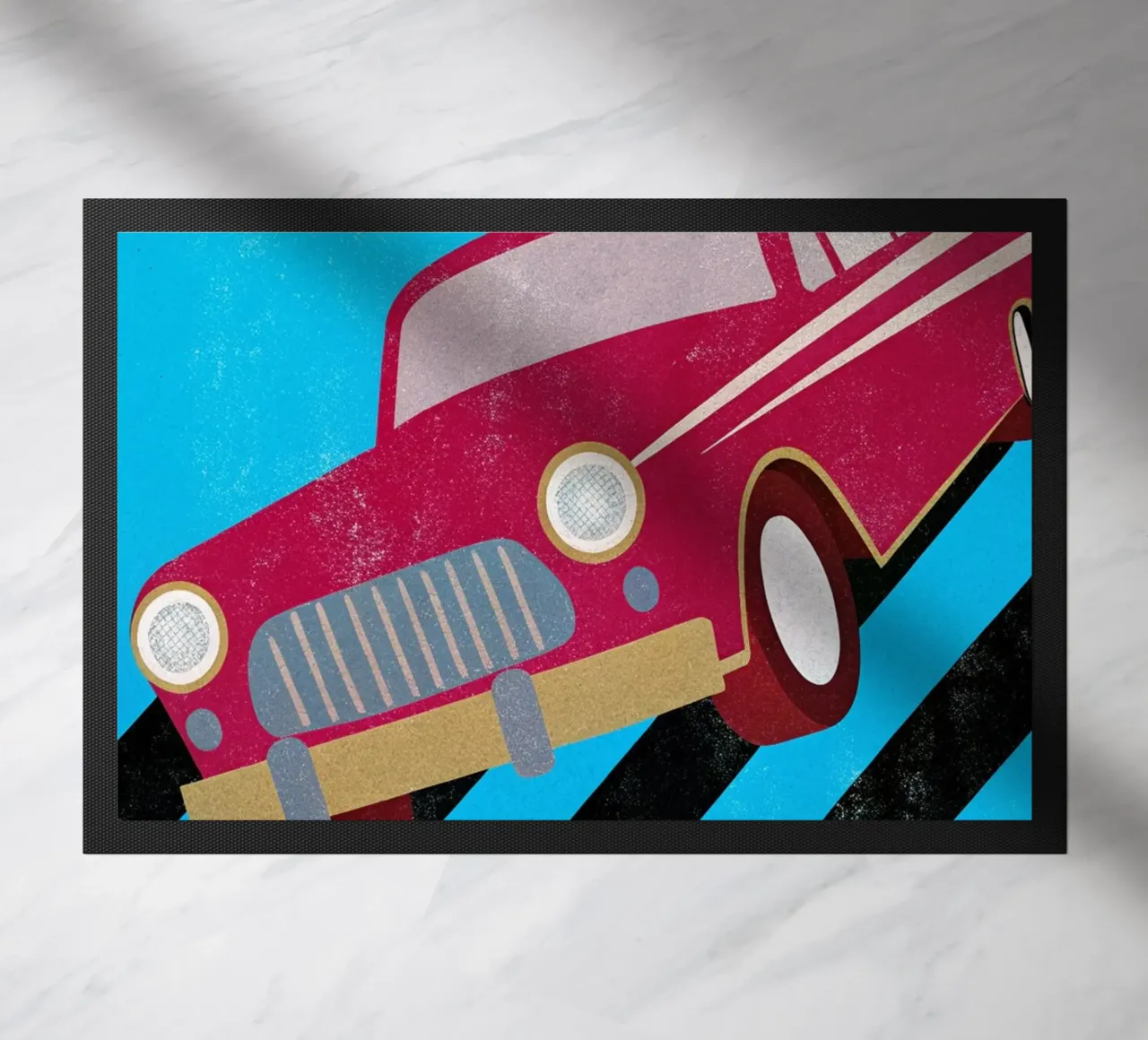 auto retro pop art zerbino da ralliness