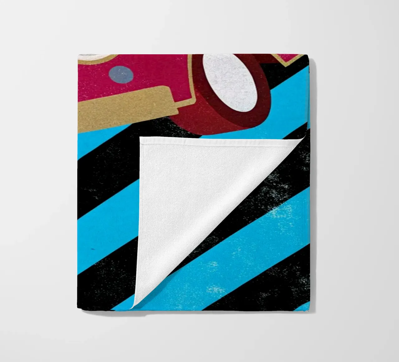 auto retro pop art telo mare da ralliness