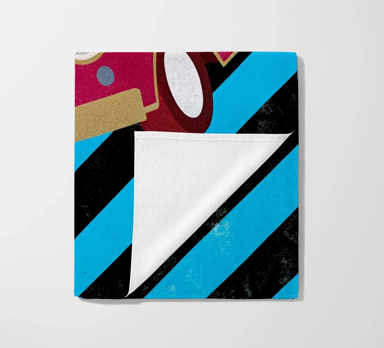 auto retro pop art telo mare da ralliness