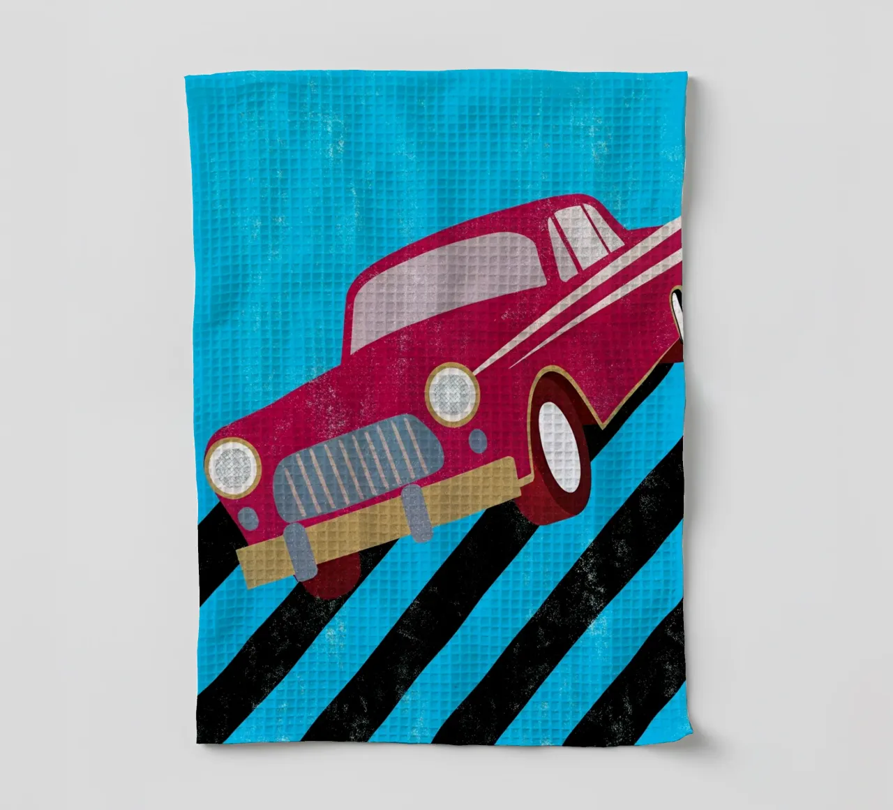 auto retro pop art canovaccio da cucina da ralliness