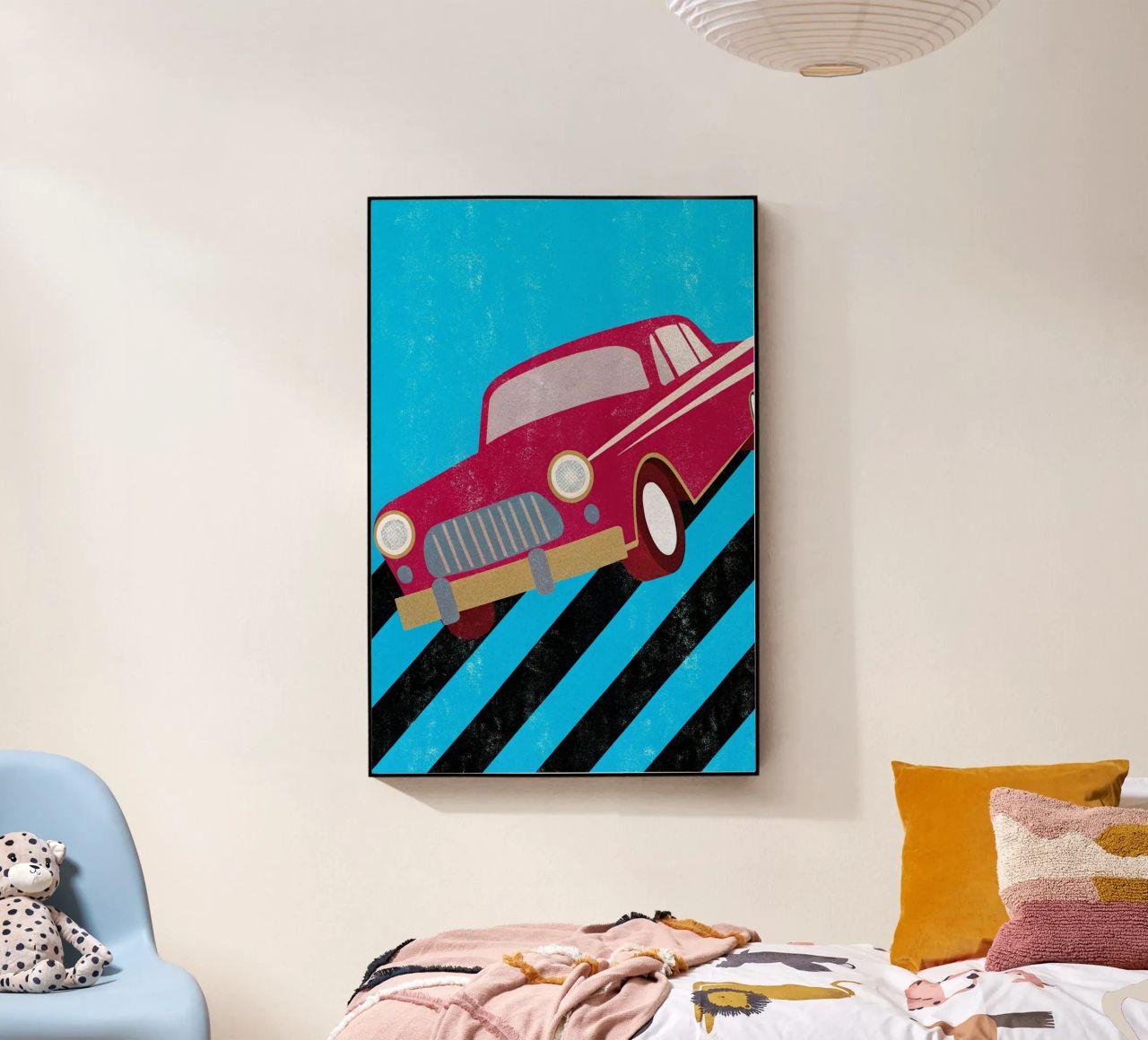 auto retro pop art plexiglass da ralliness