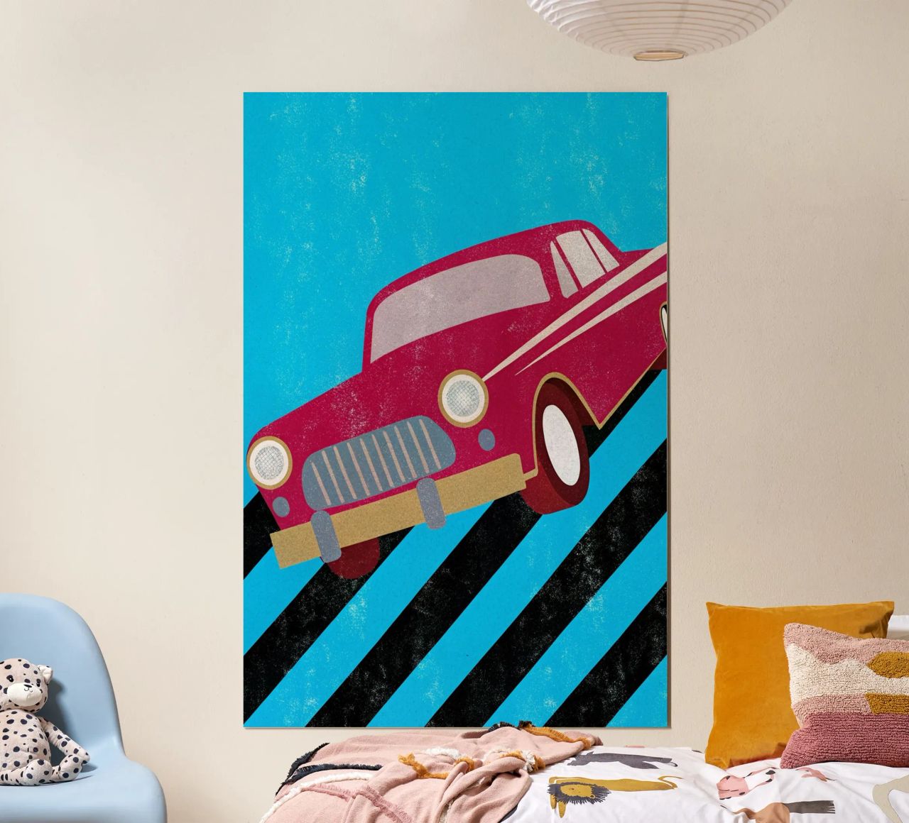 auto retro pop art carta hahnemühle da ralliness