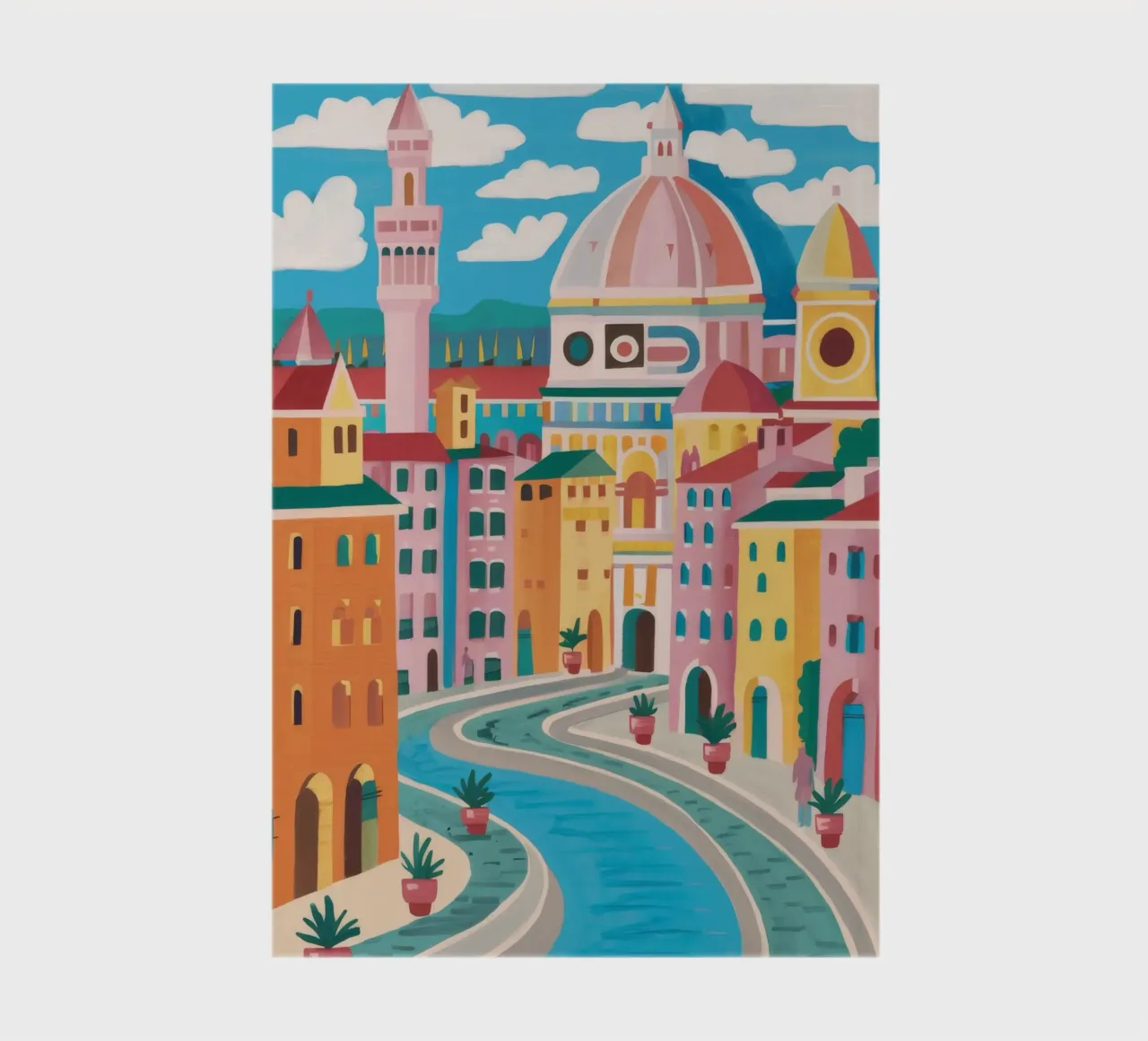 River View Florence notebook by Aurora Muse
