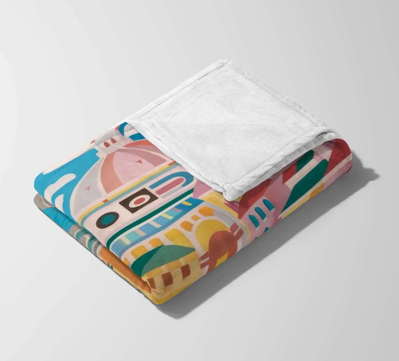 River View Florence fleece blanket by Aurora Muse