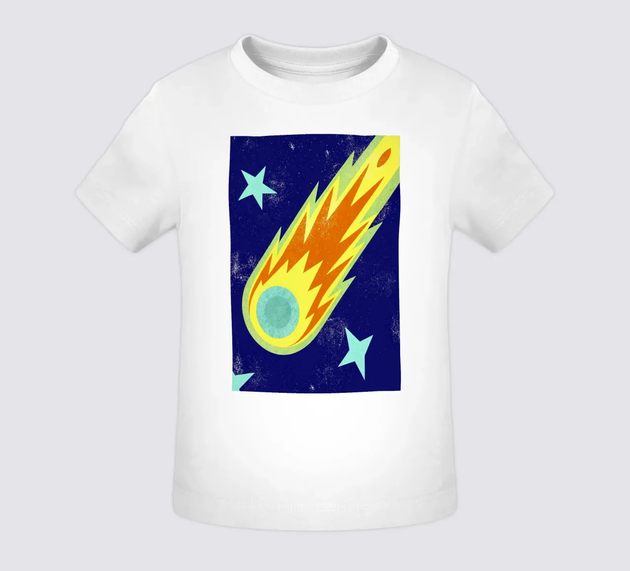 cometa retro art maglietta neonato da ralliness