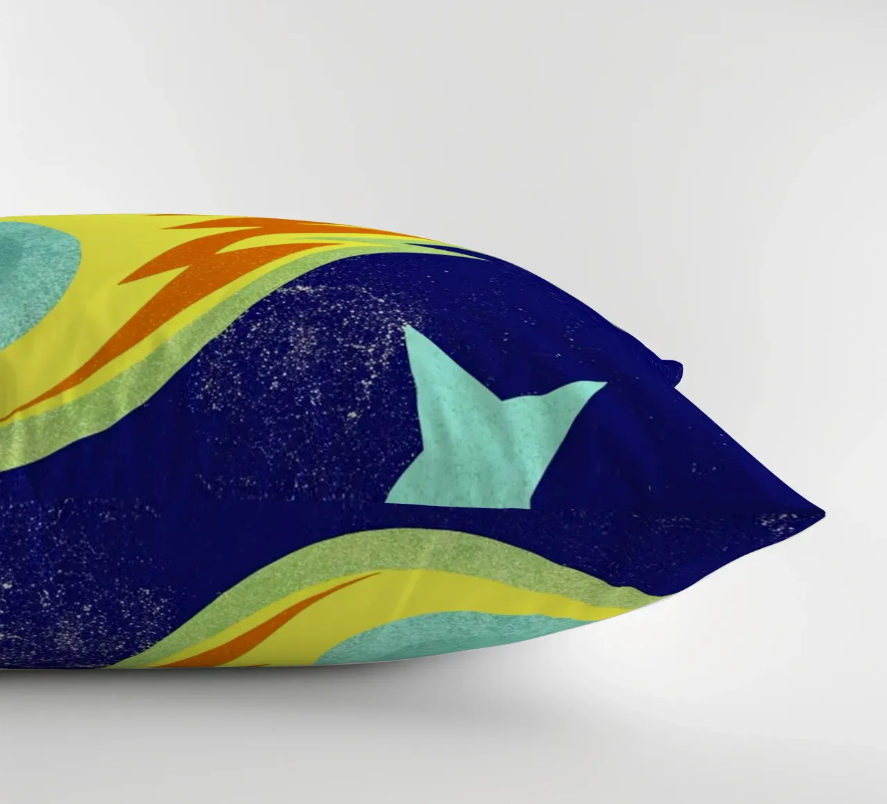 cometa retro art cuscino da ralliness