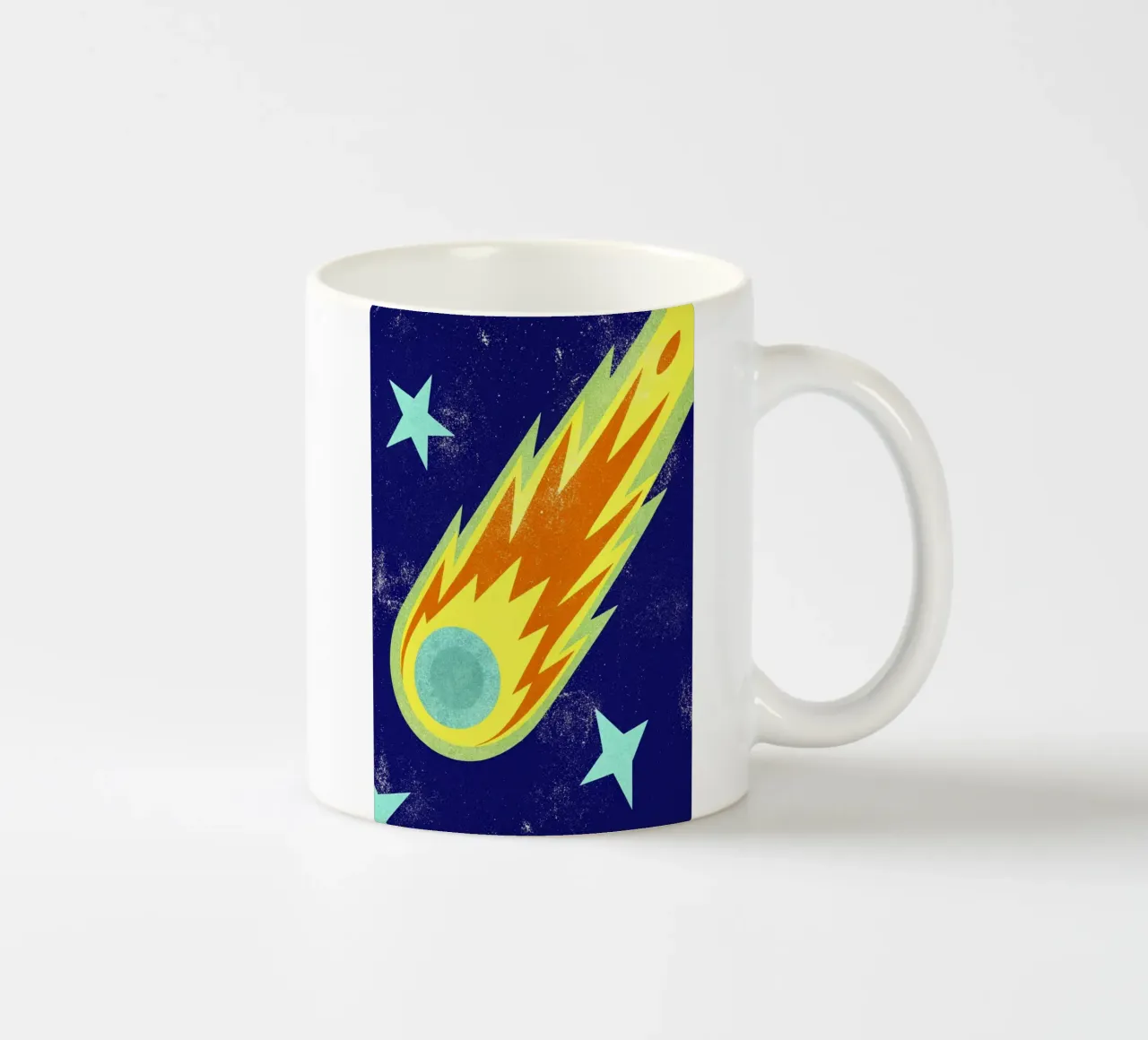 cometa retro art tazza in ceramica da ralliness