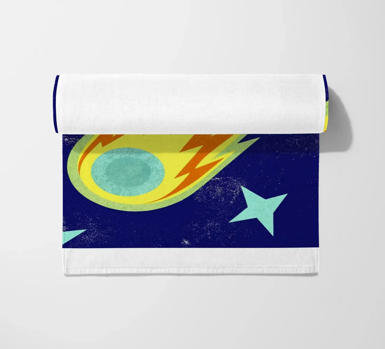 cometa retro art telo mare da ralliness