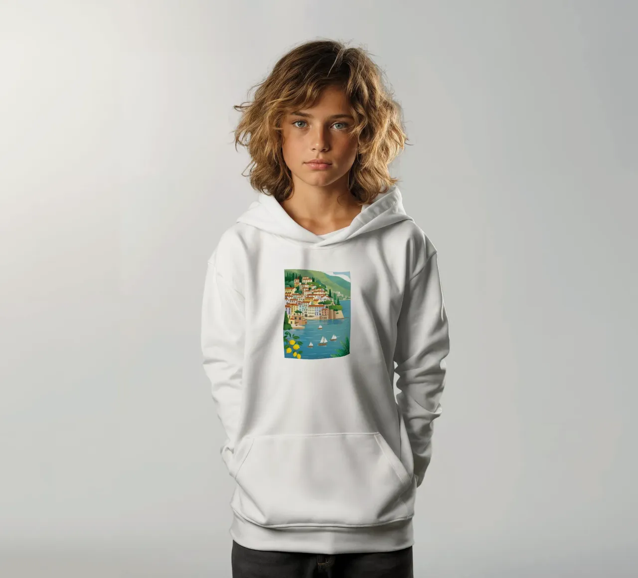 Lemon Grove Seaview felpa bambino con cappuccio da Jasper Rune