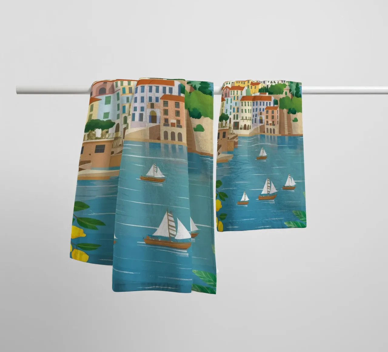 Lemon Grove Seaview asciugamano da bagno da Jasper Rune